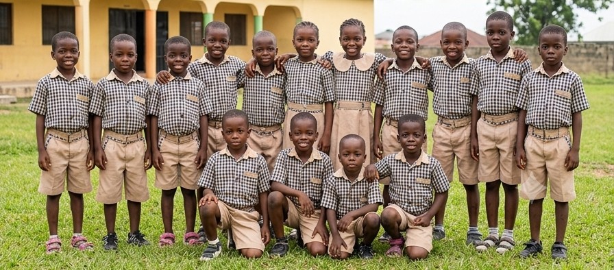 Students at Palmville Christian Academy