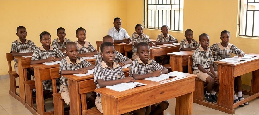 Palmville Christian Academy classroom